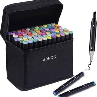 Сет од 80 двострани маркери